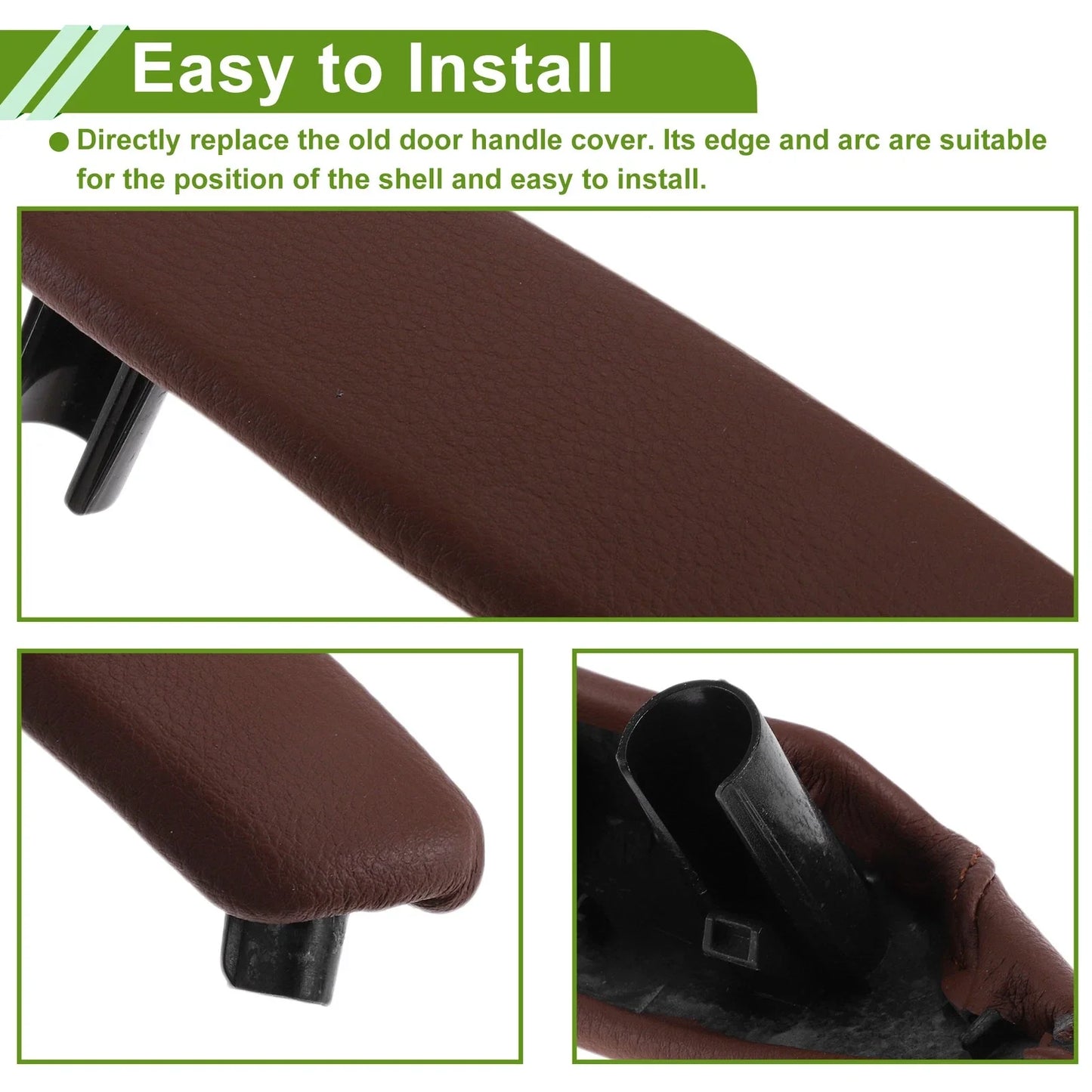 Door Panel Handle Trim Cover for BMW X5 (2008-2013) Reddish Brown