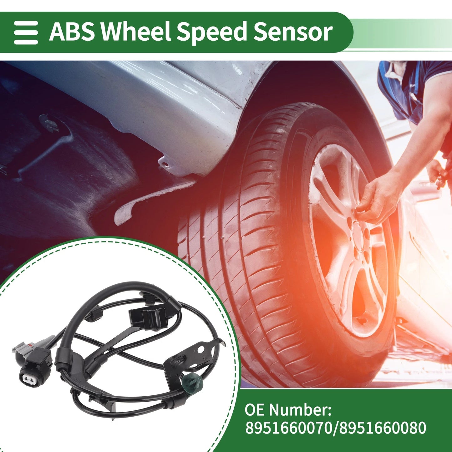 ABS Wheel Speed Sensor No. 8951660070 for Toyota FJ Cruiser (2004–2010)