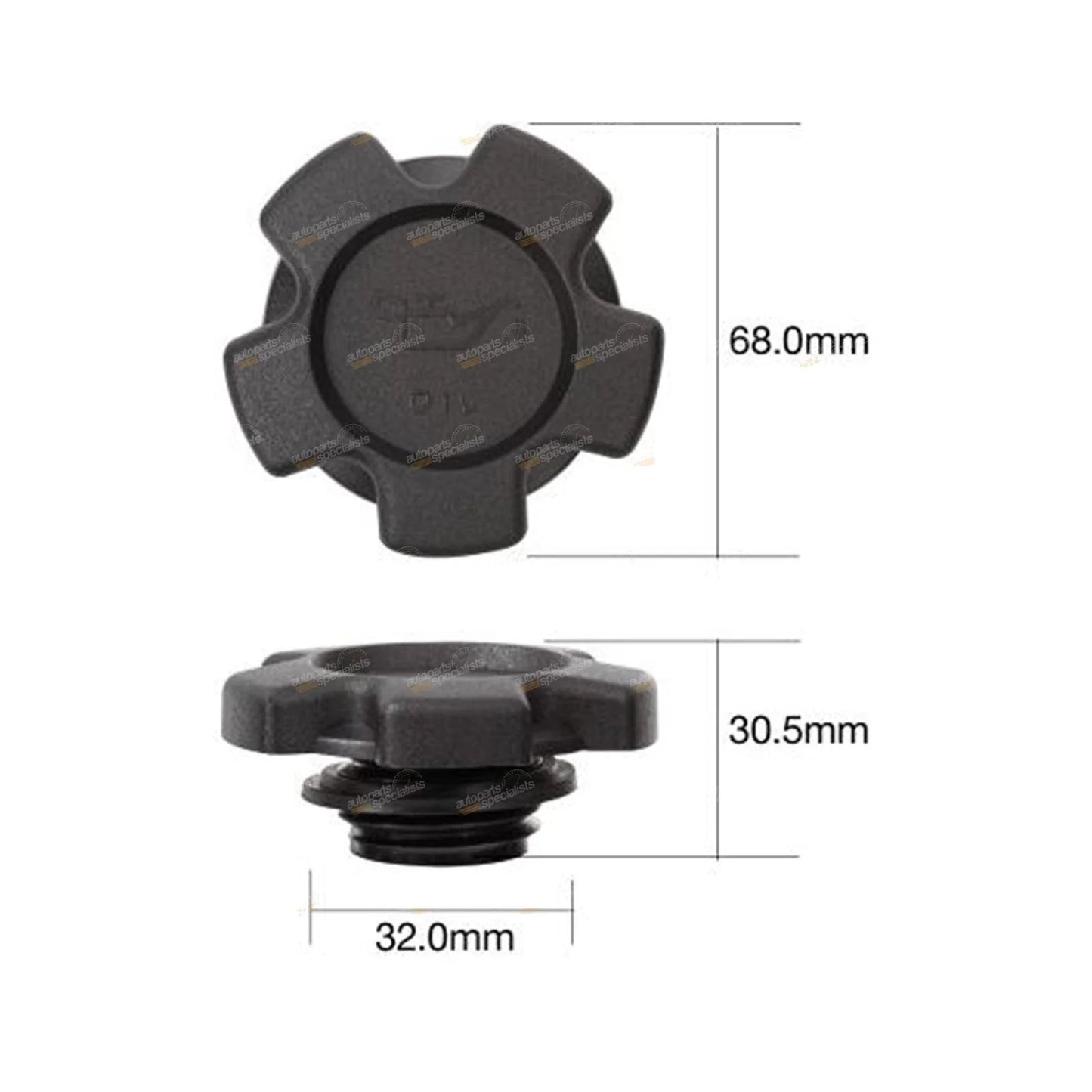 Engine Oil Filler Cap for Suzuki Ignis 1.3L 1.5L 4cyl (2000-2005)