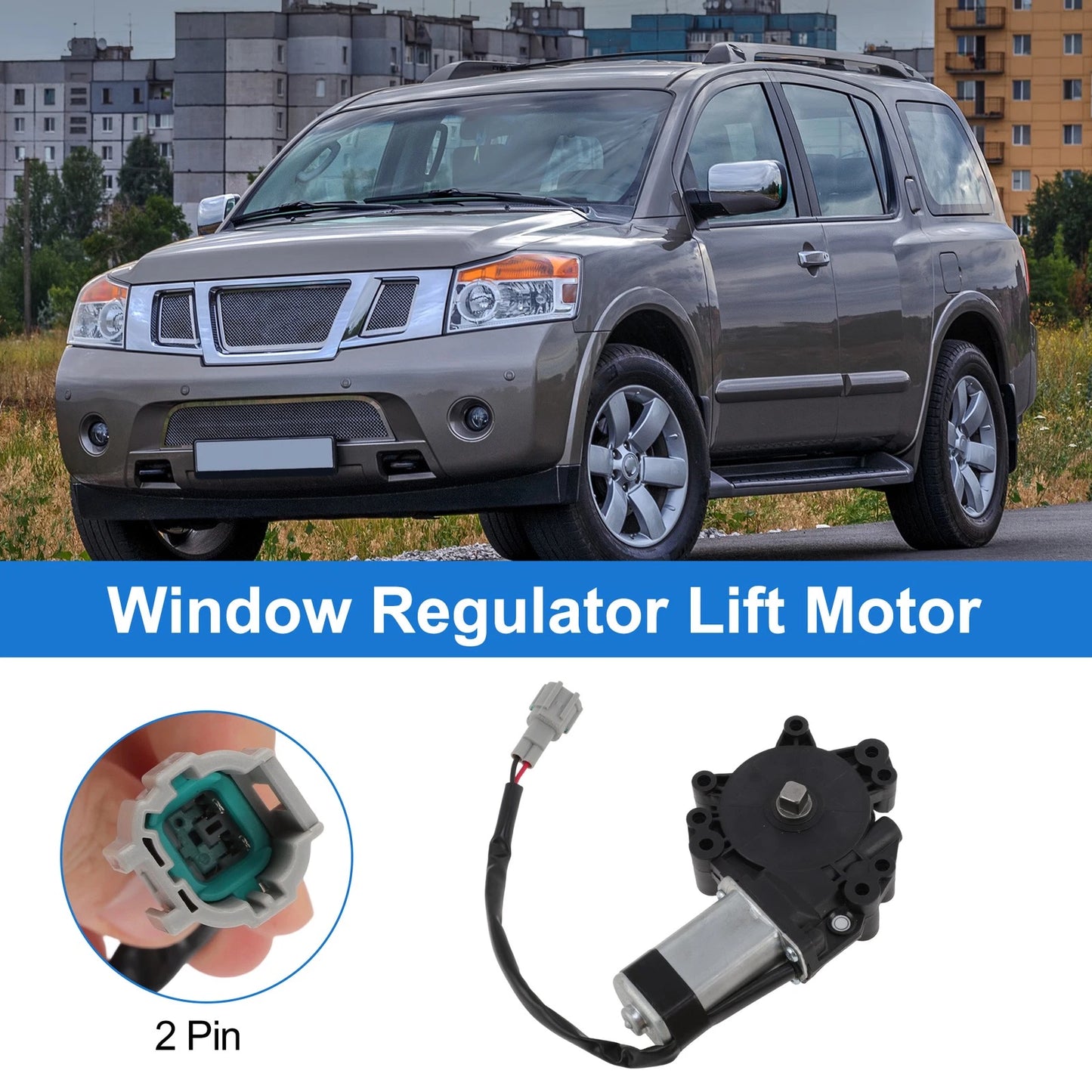Power Window Regulator Lift Motor No.827309FJ0A for Nissan Armada (2005–2015)
