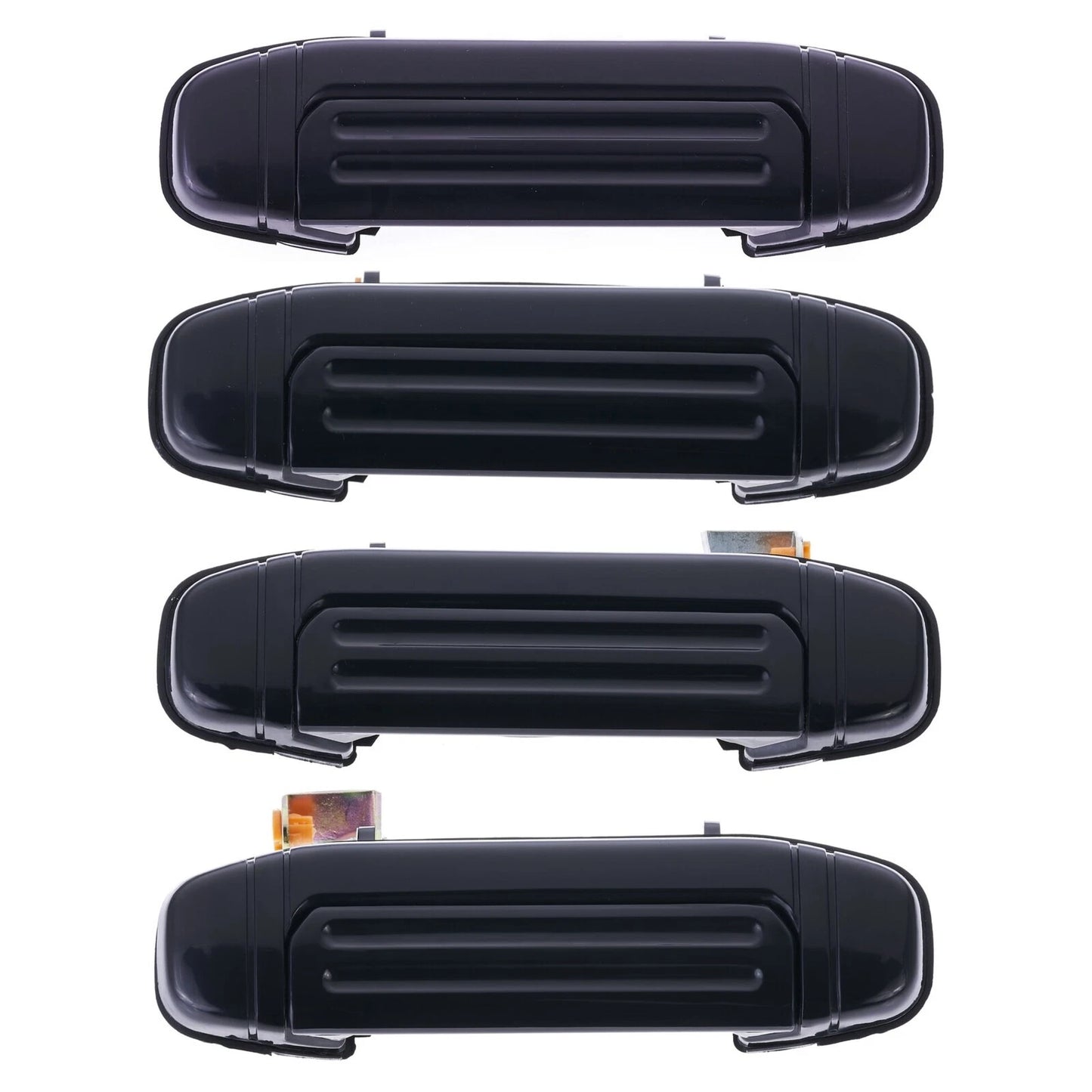 Set of 4 Door Handles for Mitsubishi Pajero (1991–2000) Black