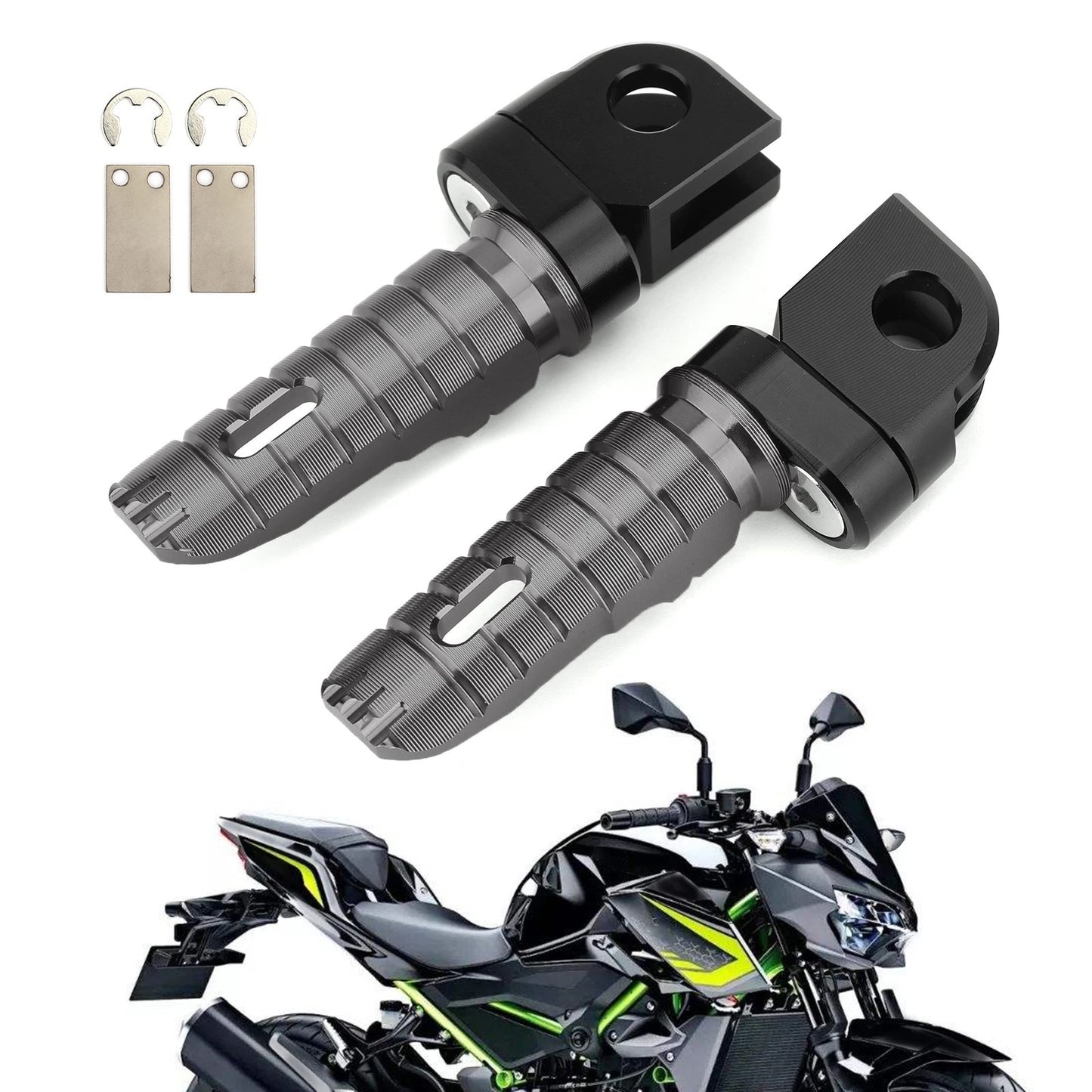 2X Bullet Clear Motorcycle Turn Signal Indicators for Universal Fit