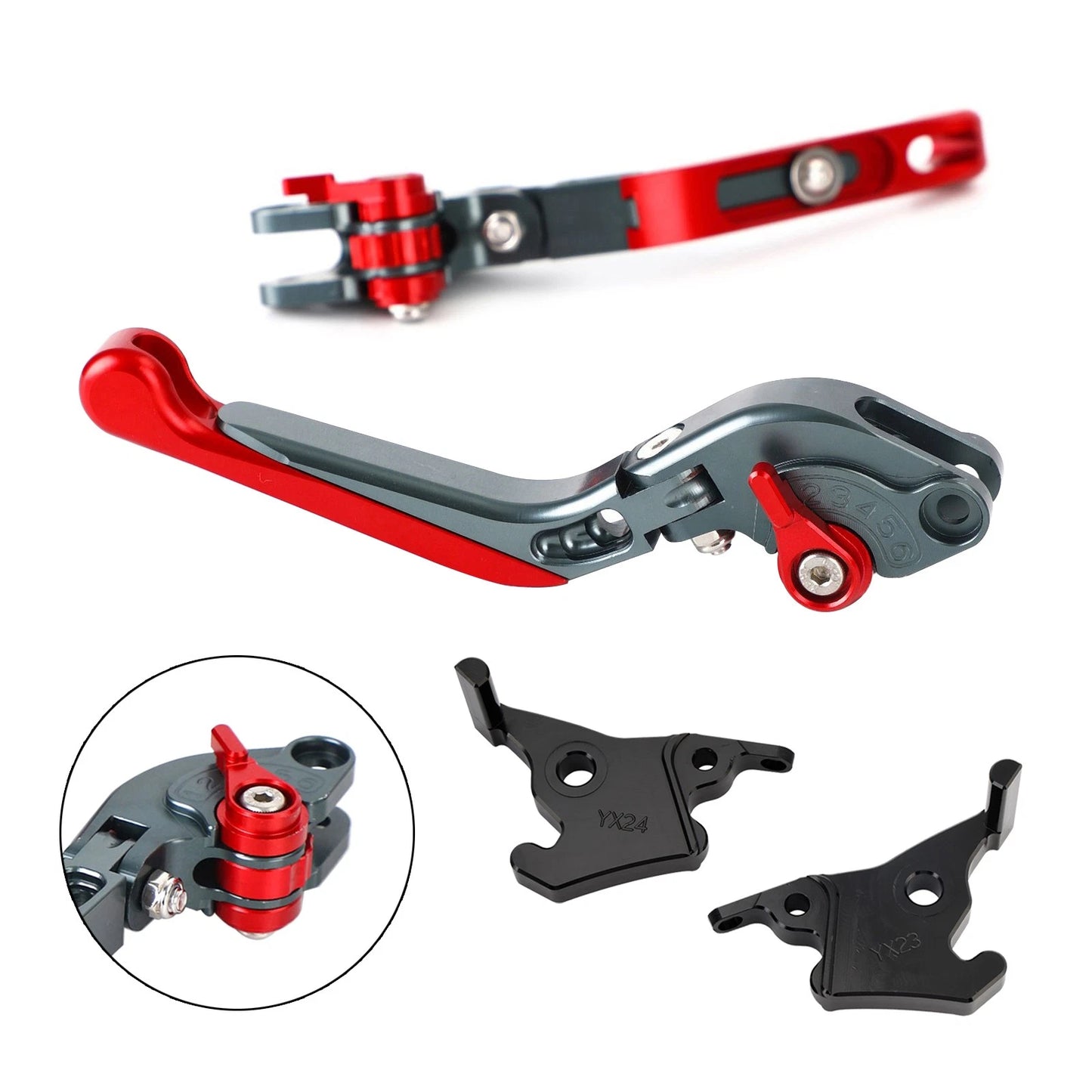 Adjustable Brake Levers Clutch for CFMOTO 700CL-X Heritage (2021–2024) Blue