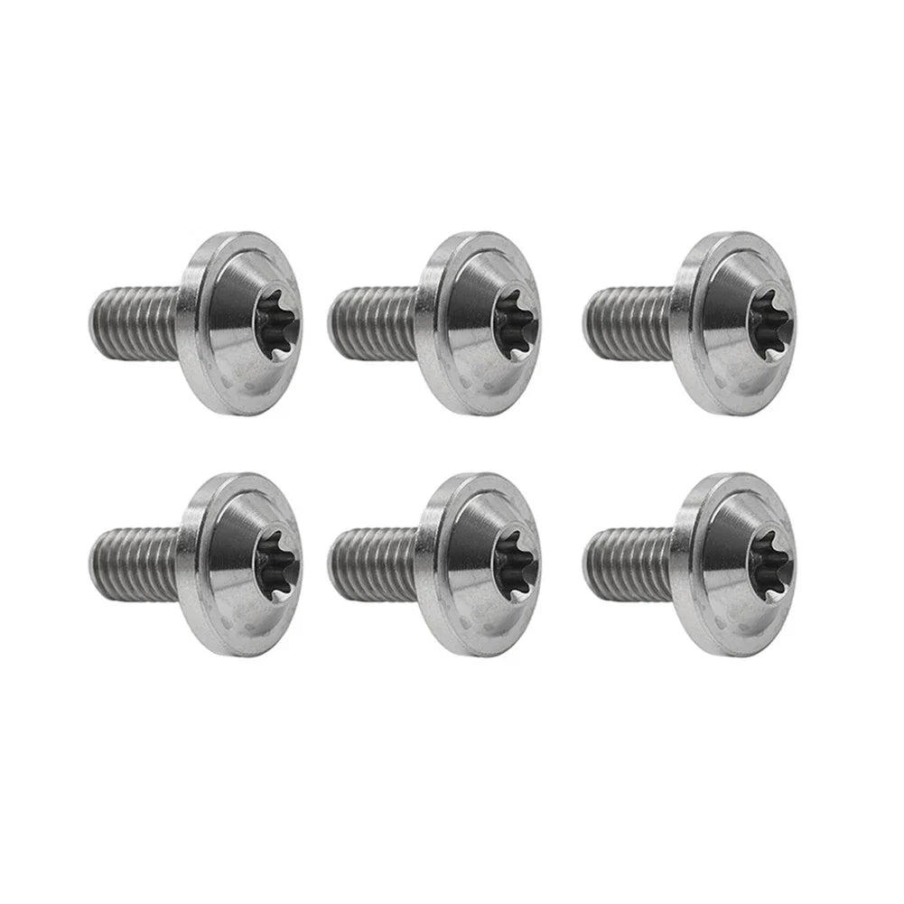 6 x M5x25mm Titanium Alloy Torx Head Bolts for Bike Motorcycle