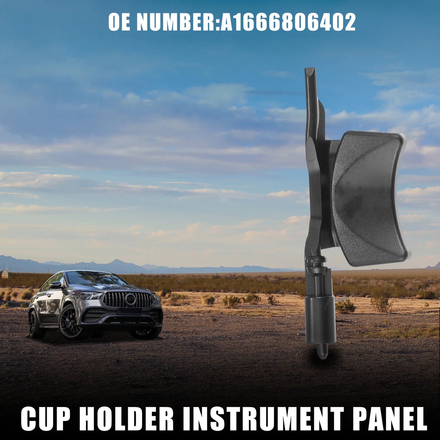 Cup Holder for Mercedes-Benz W166 (2012–2018) No.A1666806402
