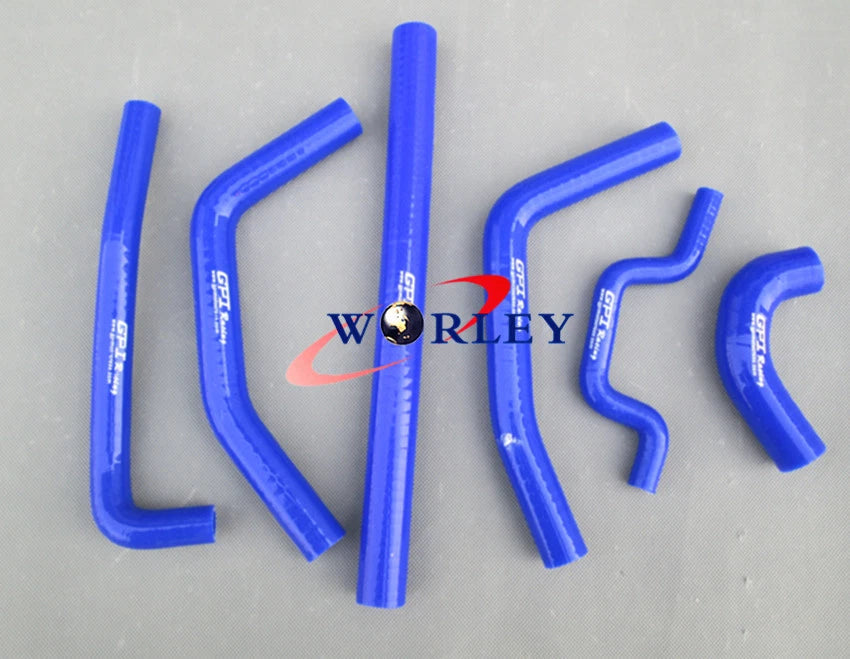Silicone Radiator Hose for Kawasaki KXF250 KX250F (2009–2015) - Blue