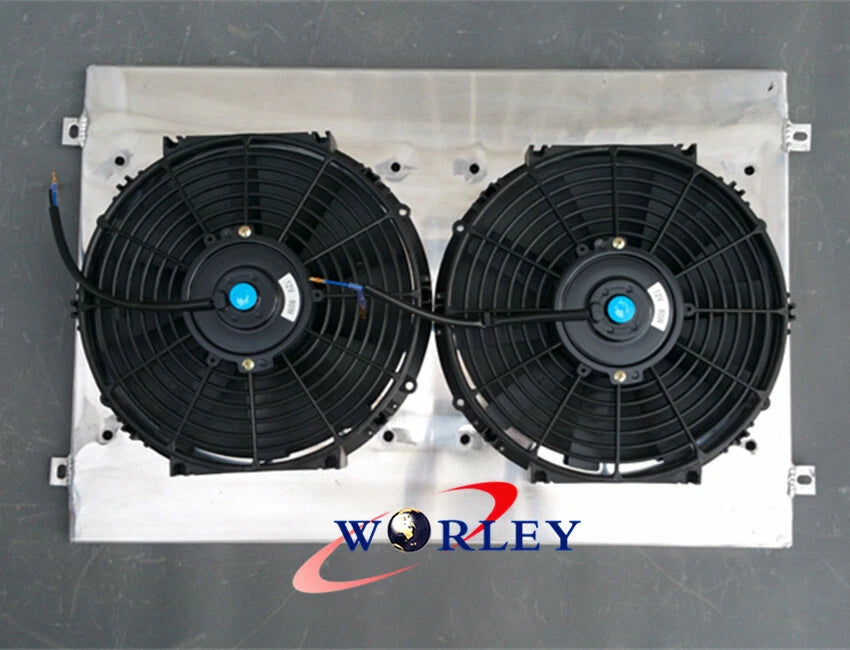 Aluminum Radiator Shroud with Fan for Nissan Skyline R33 R34 (1995–2002)