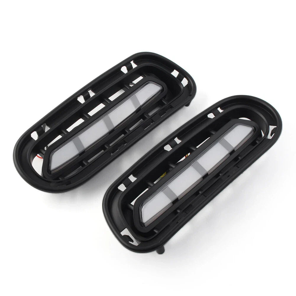 DRL Daytime Running Light Fog Lamp with Yellow Turn Signal for Kia Stinger (2017-2020)