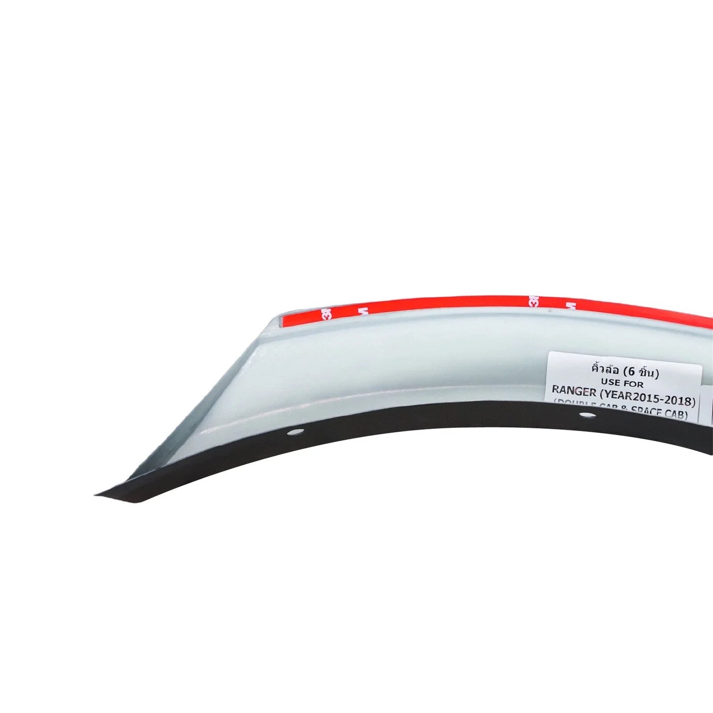 3" Slim Fender Flares for Ford Ranger T6 PXL XLT XLS Wildtrak (2015-2018)