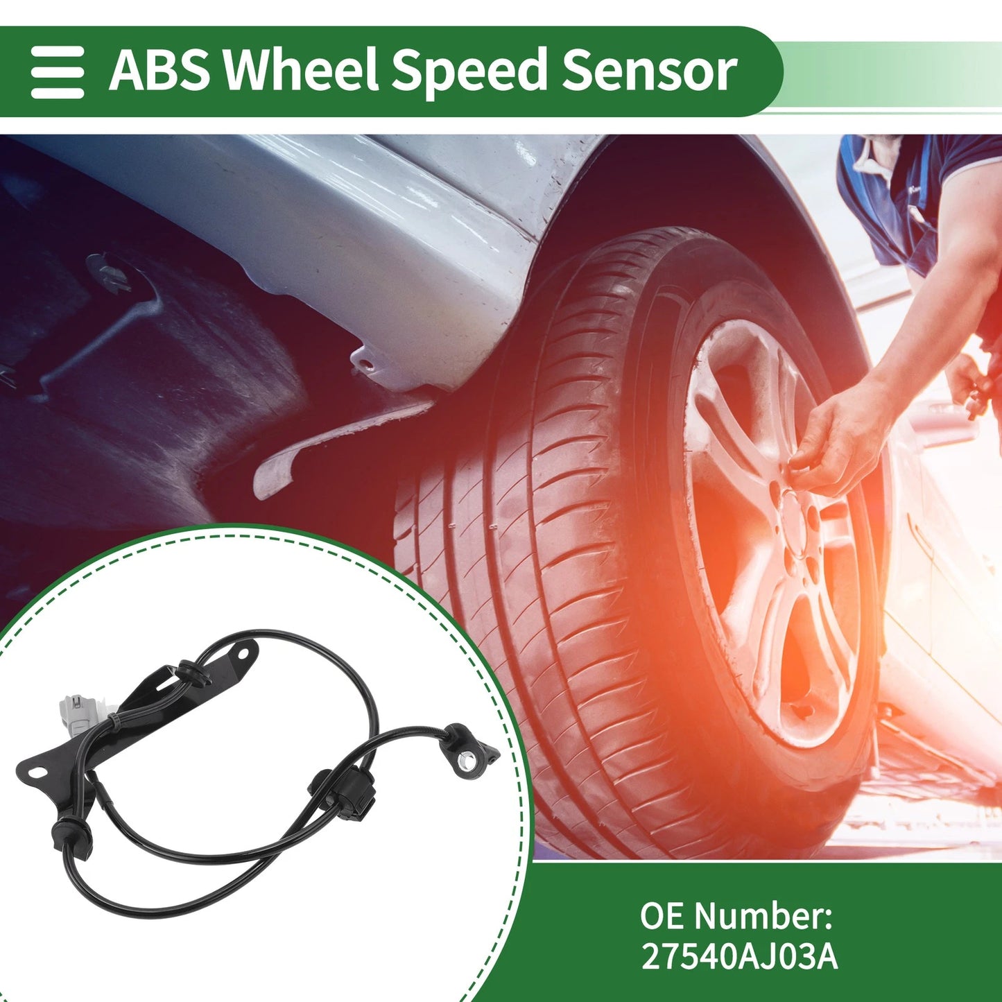 ABS Wheel Speed Sensor No. 27540AJ03A for Subaru Legacy (2009–2014)