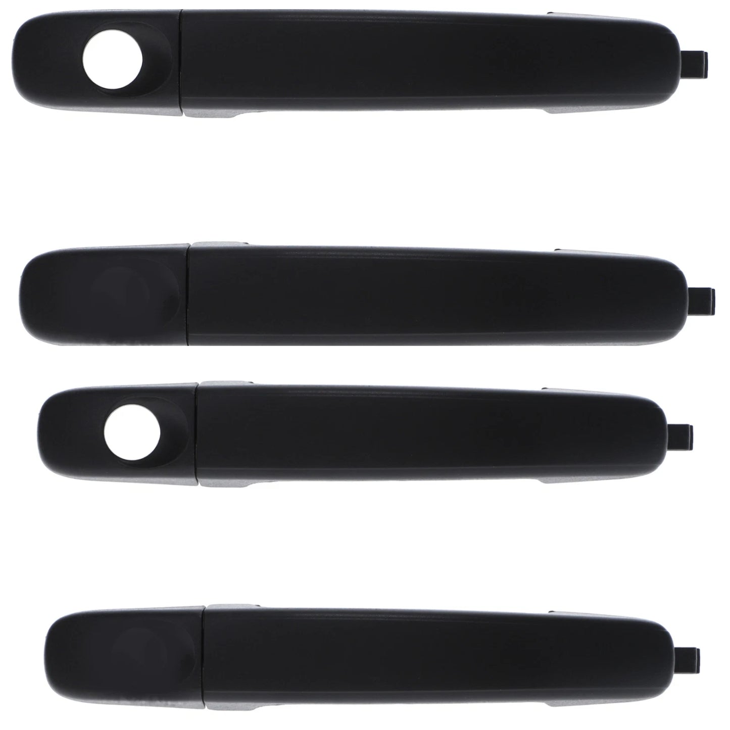 Set of 4 Textured Black Outer Door Handles for Ford Ranger (2011–2022)