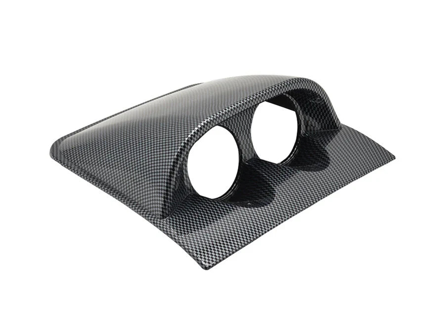 2" 52mm Dual Hole Dashboard Gauge Pod Mount Holder for Universal Car Models