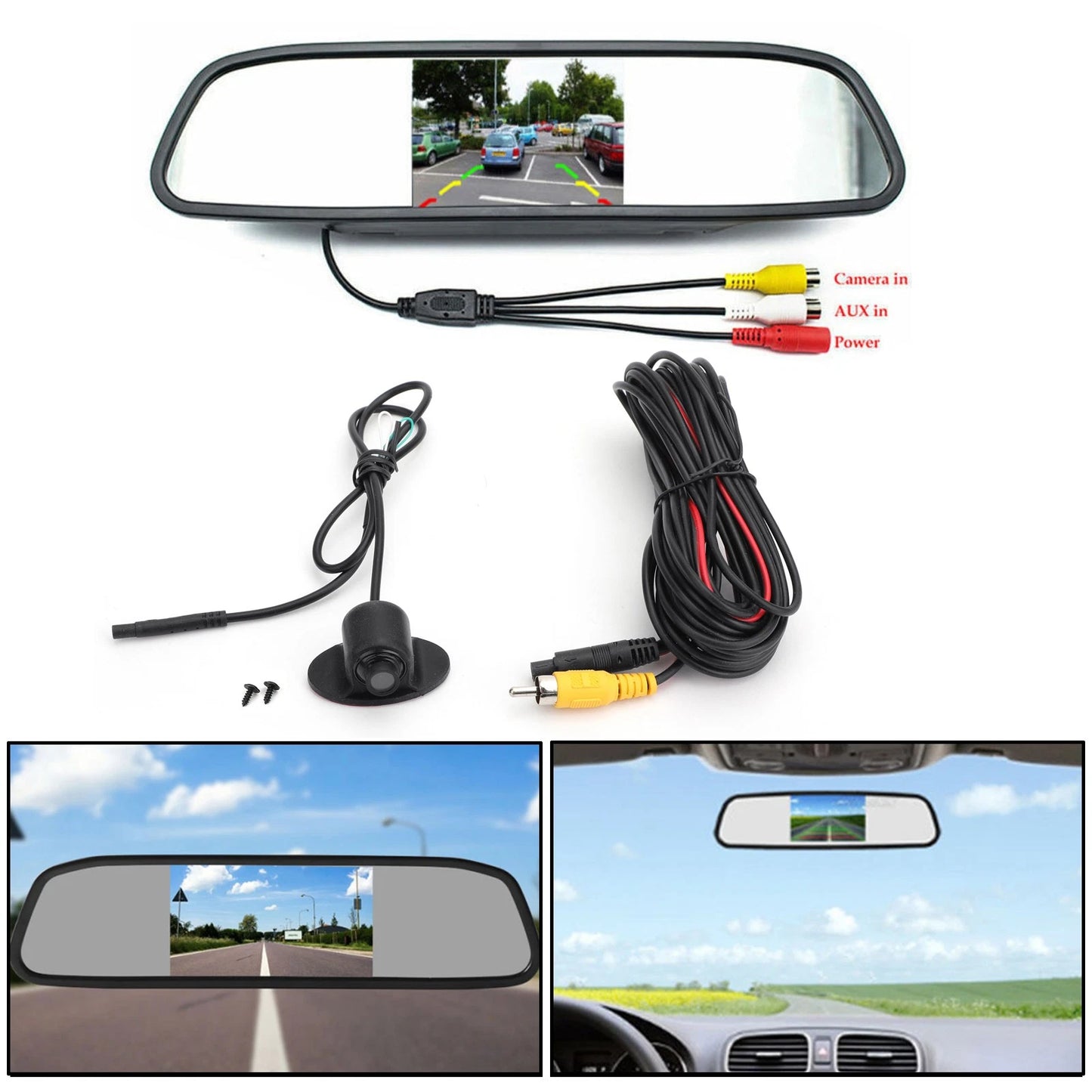Racing Game Simulation Steering Wheel with Stand