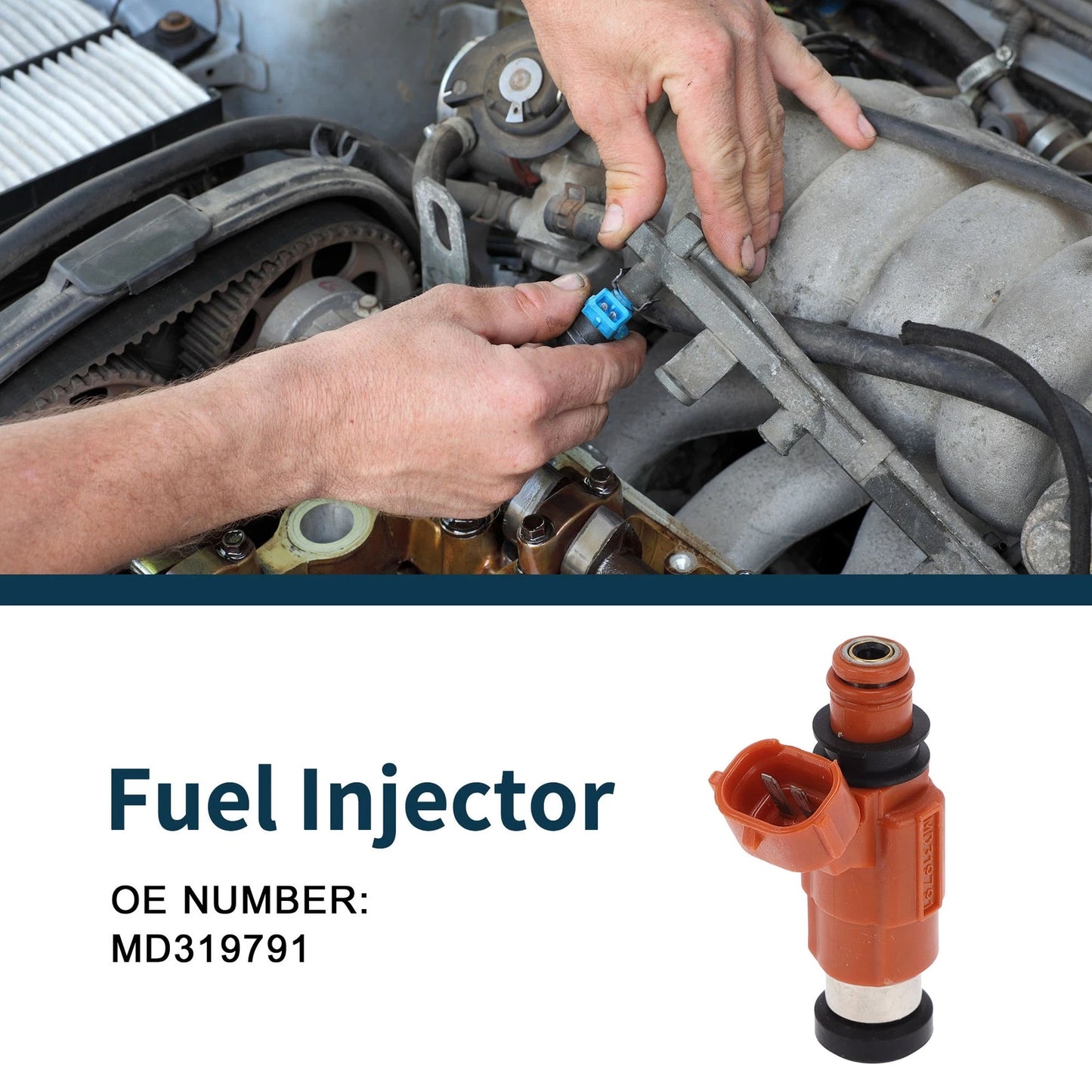 Fuel Injector No.MD319791 for Mitsubishi Eclipse GT (2000–2005)