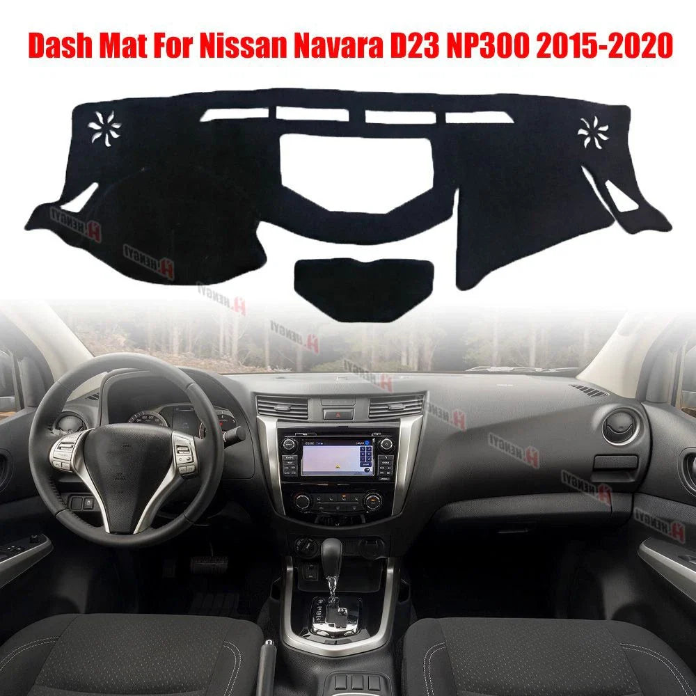Non-Slip Dash Mat Cover for Nissan Navara D23 NP300 (2015–2020)