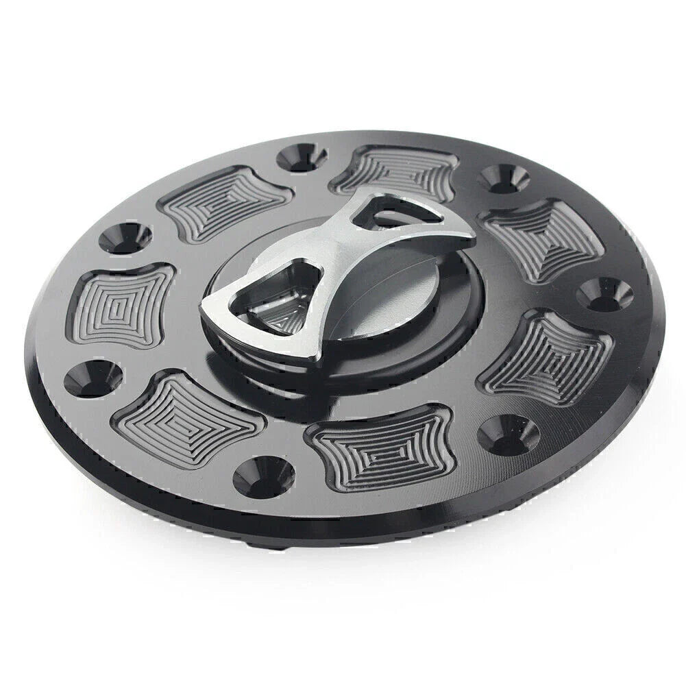 CNC Fuel Gas Tank Cap Cover for Kawasaki Ninja ZX-6, ZX-7, ZRX-1100 (1995-2003)