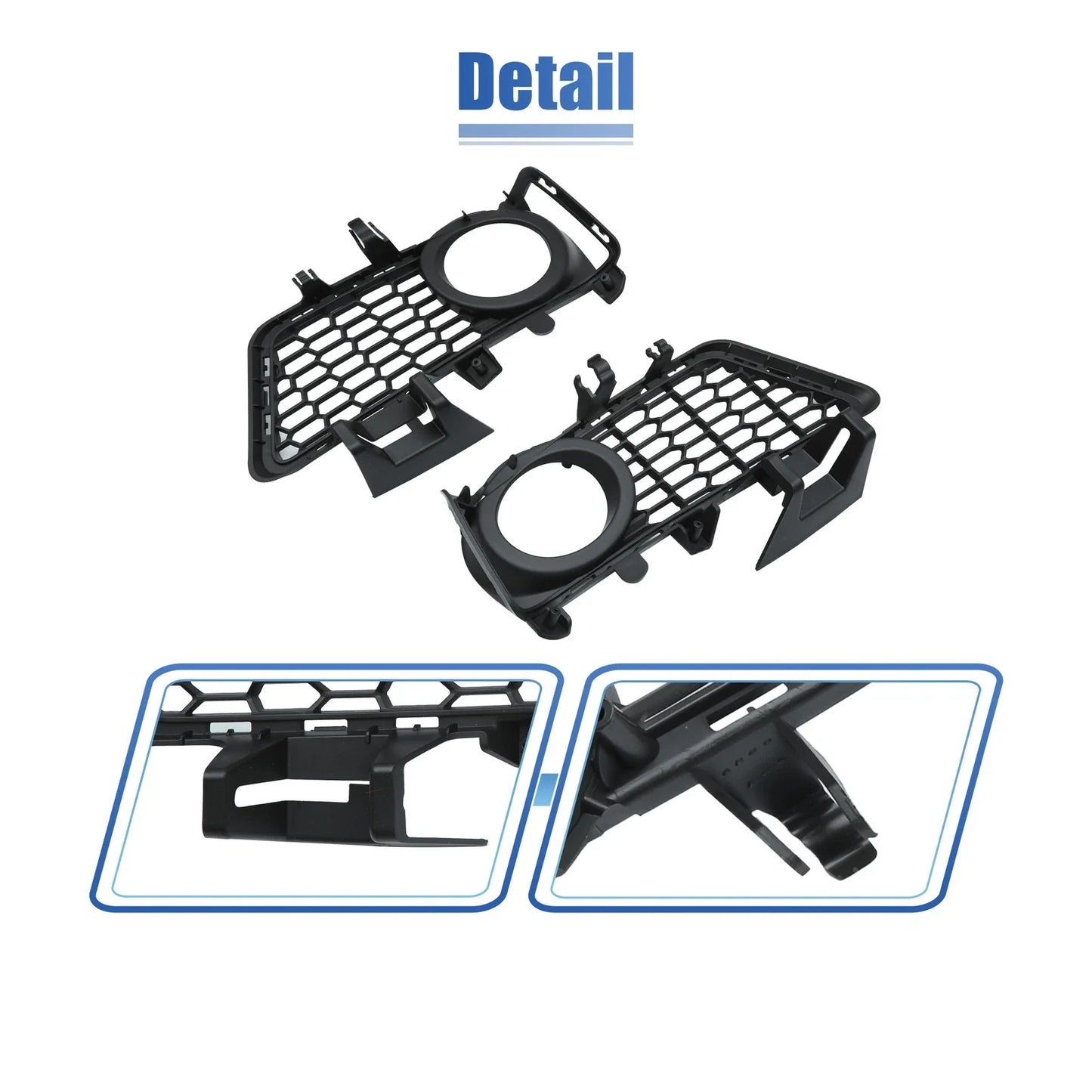 1 Pair Car Fog Light Grille Cover for BMW 3 SERIES