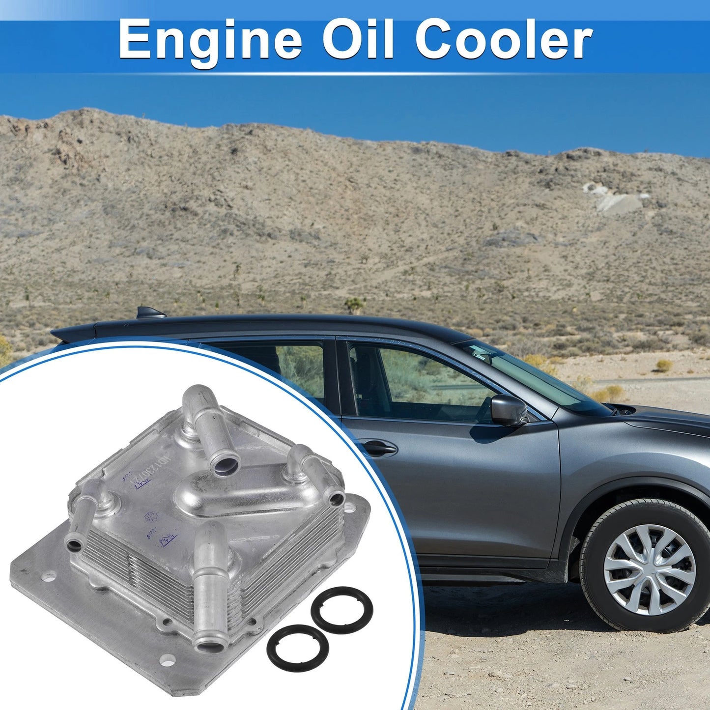 Engine Oil Cooler with Seals for Nissan Altima Maxima (2002–2018) No.2160628X0B