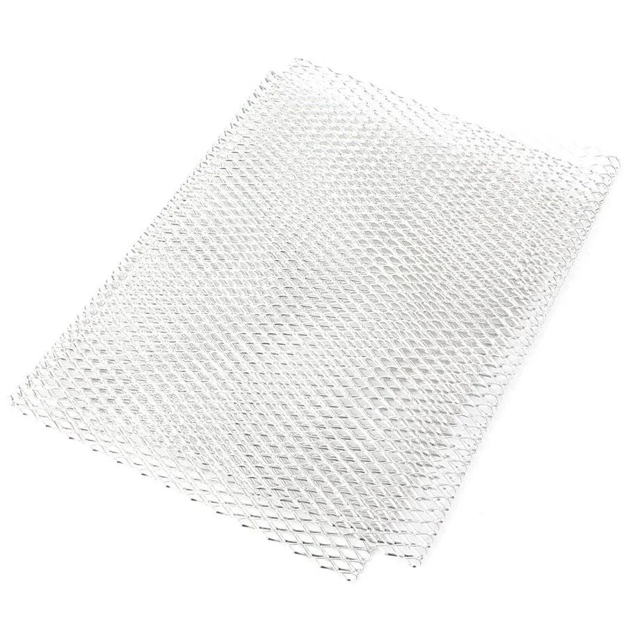 Silver Aluminium Racing Grille Mesh Vent for Universal Car 100x33cm