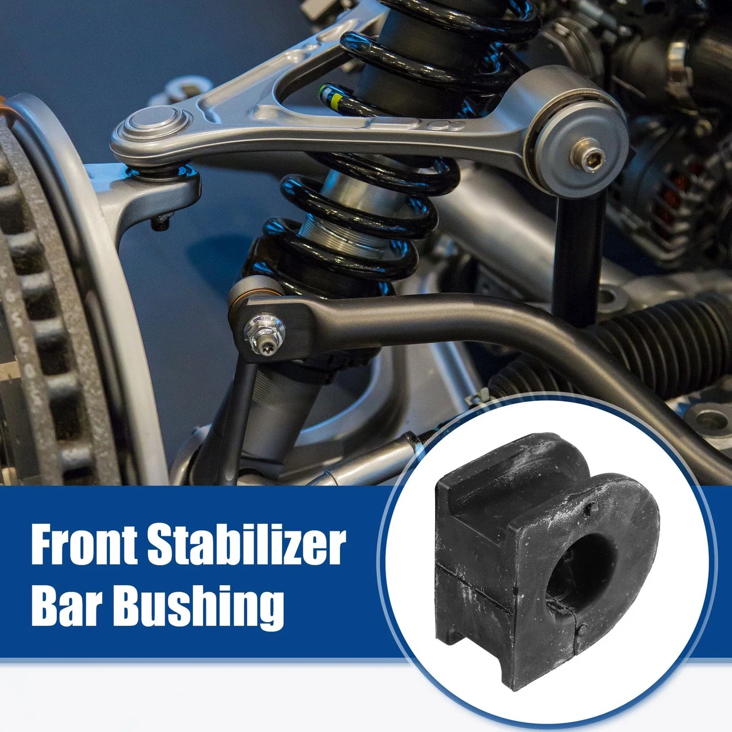 Front Sway Bar Stabilizer Shaft Insulator Bushing for Chevy Silverado (2007-2018)