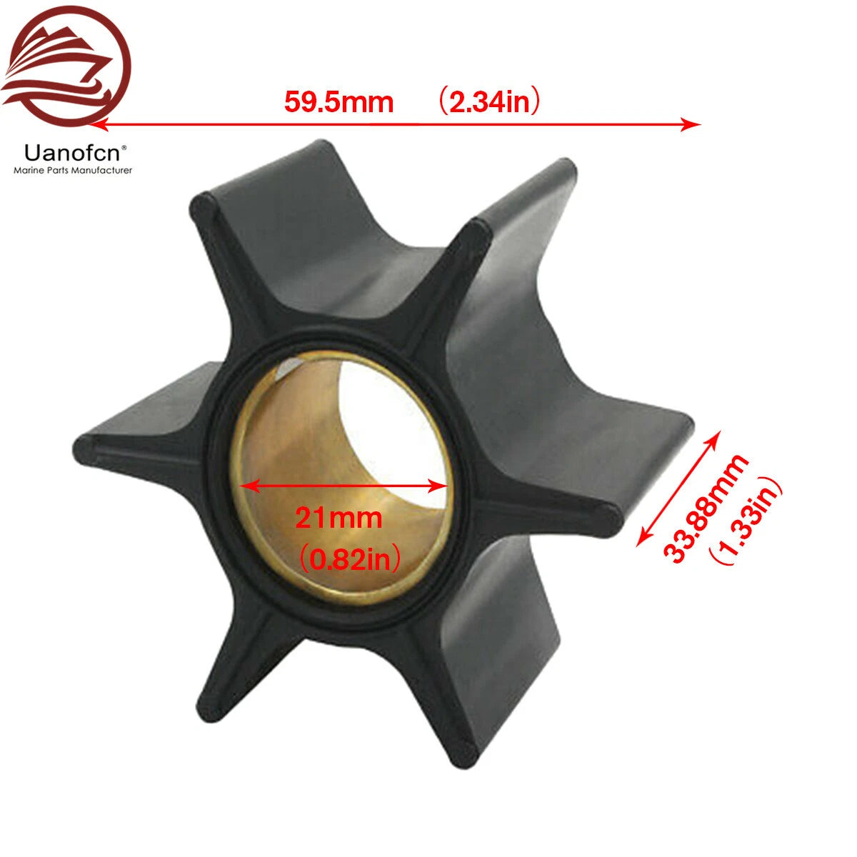 Water Pump Impeller for Mercury Outboard Motors (Various Years)