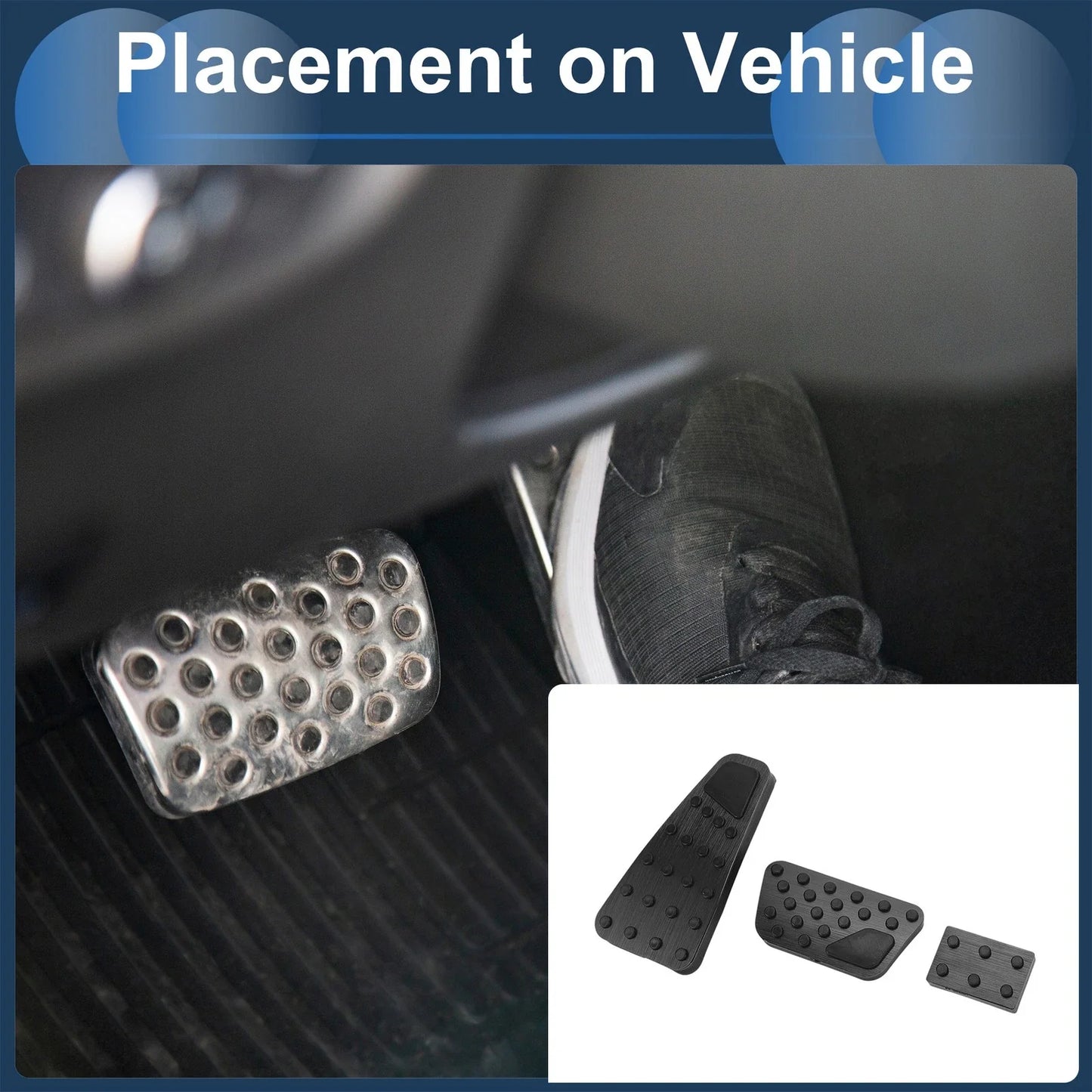 Automatic Foot Accelerator Pedal Covers for Dodge RAM 1500 (2010-2018)