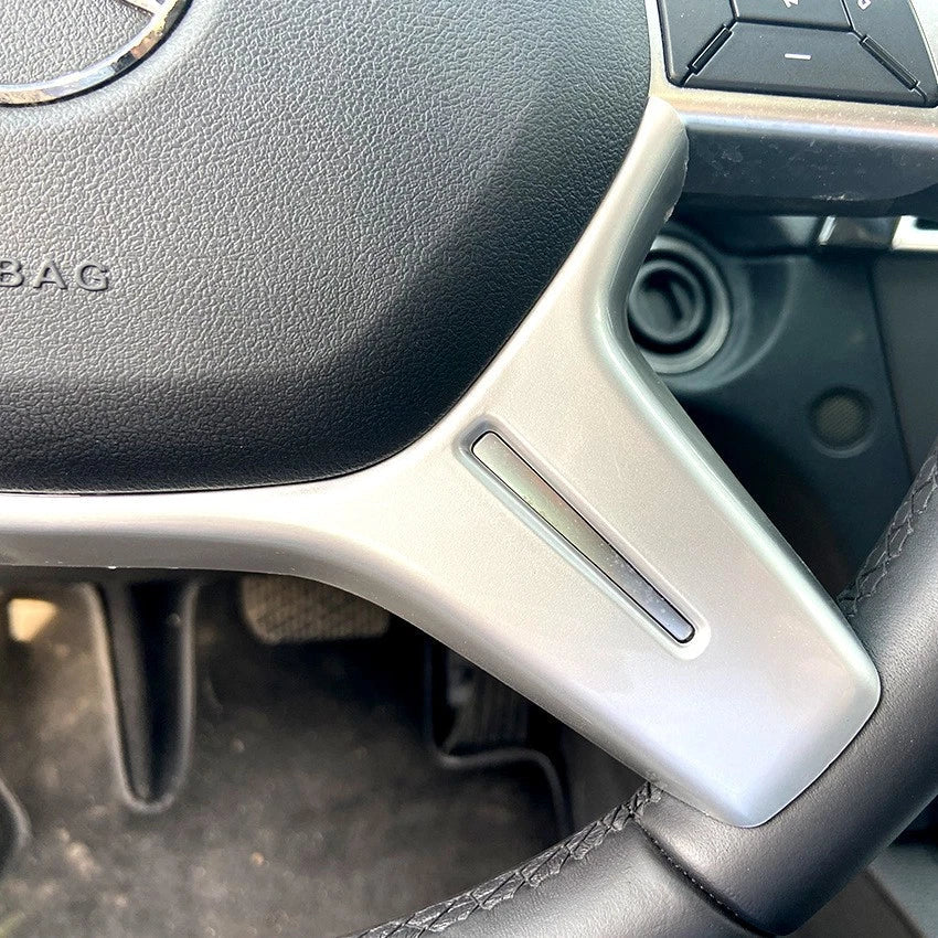 Chrome Steering Wheel Trim Cover for Mercedes W204 W212 W218 C218 (2011–2014)