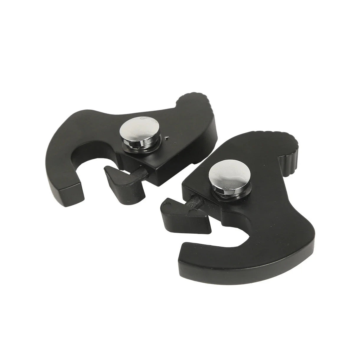 Black Sissy Bar Luggage Rack Docking Clip Kits for Harley Touring Softail