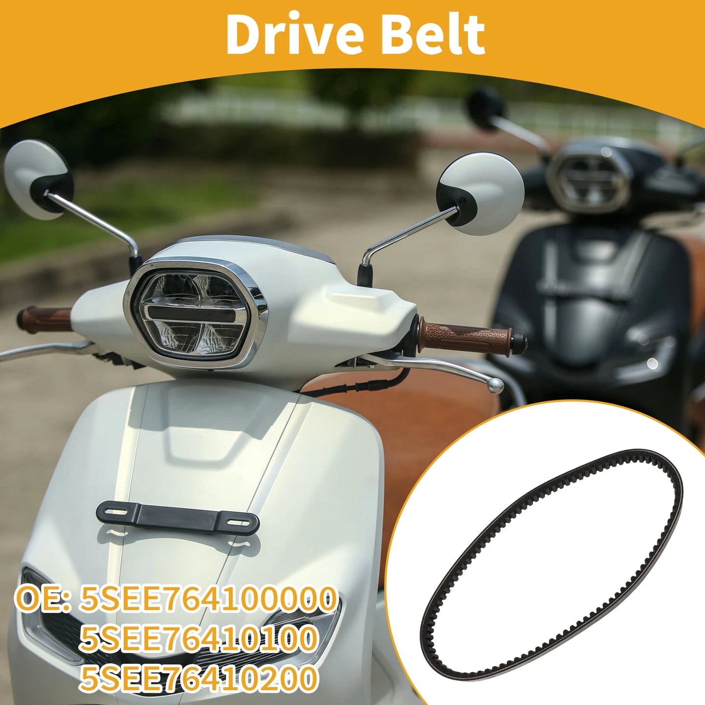 Drive Belt V-Belt No.5SEE764100000 for Yamaha YP250R X-MAX (2005–2016)