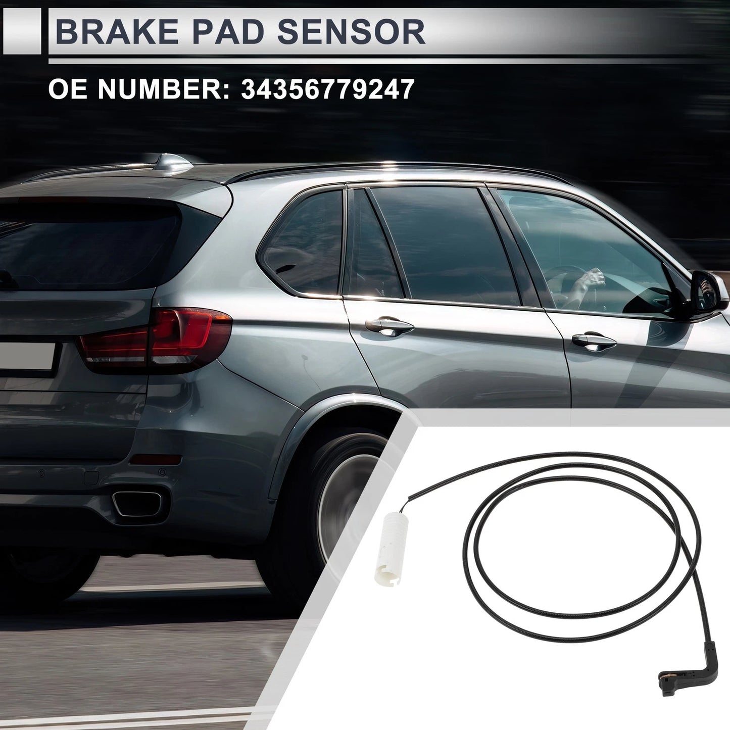 1pc Brake Pad Wear Sensor for Rolls Royce Phantom (2003–2016) No.34356779247