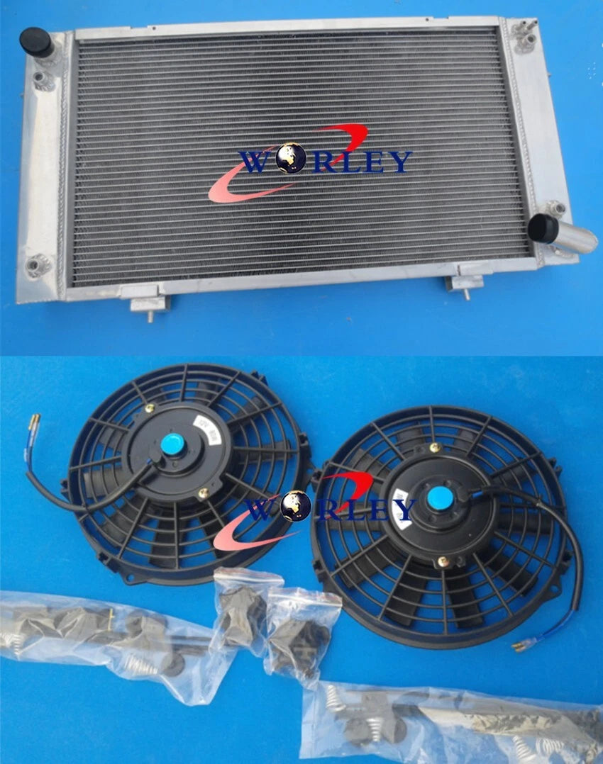 Aluminum Radiator with Fans for Land Rover Discovery & Range Rover (1995–1999)