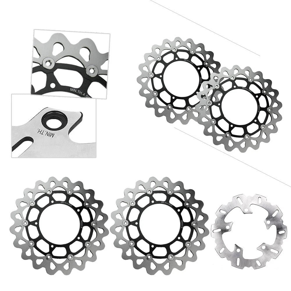 Front Rear Brake Disc Rotors for Yamaha YZF R1 (2004–2006)