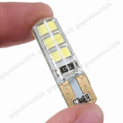 T10 LED Car Bulbs 12SMD Bright Light for White (No Error)