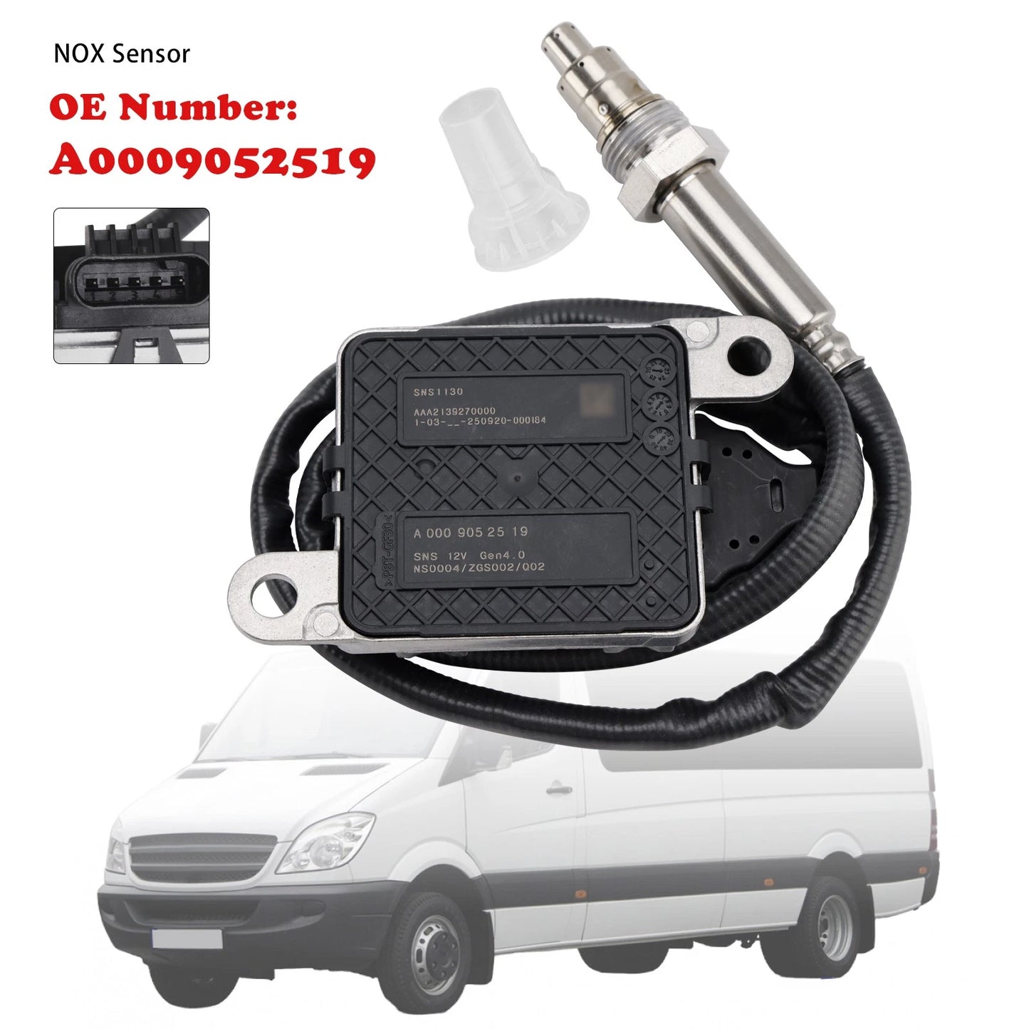 NOX Sensor A0009052519 for Mercedes Benz W906 W447 W253 (2006–2023)
