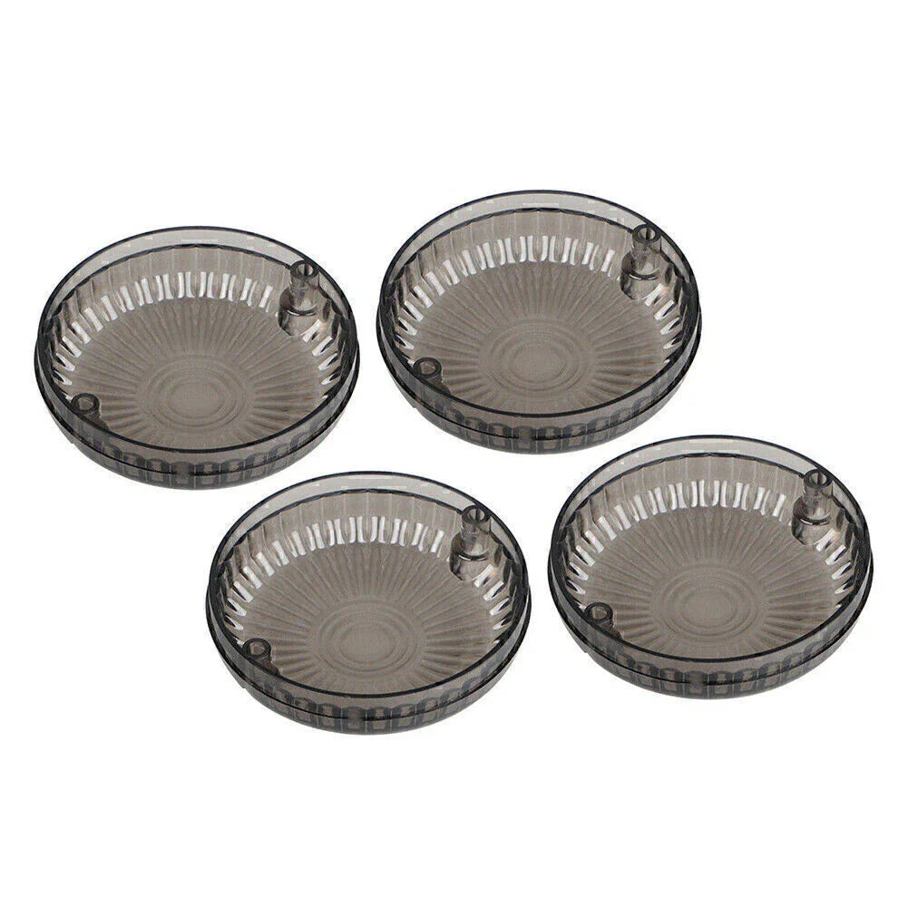 4x Smoke Turn Signal Lens Cover for Yamaha Road Star/V Star 1100/Vmax 1200 (2000-2017)