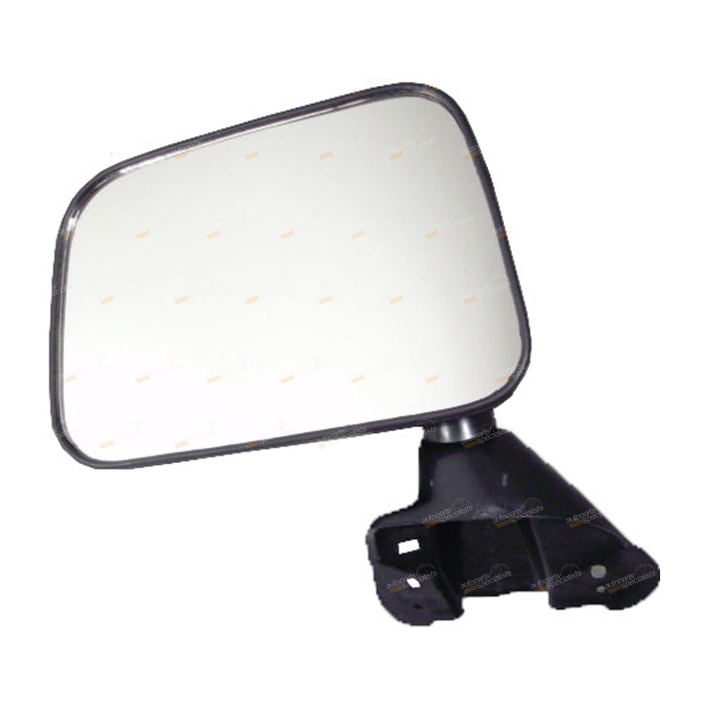 Left Manual Door Mirror for Toyota Hilux (1983–2004) - Black