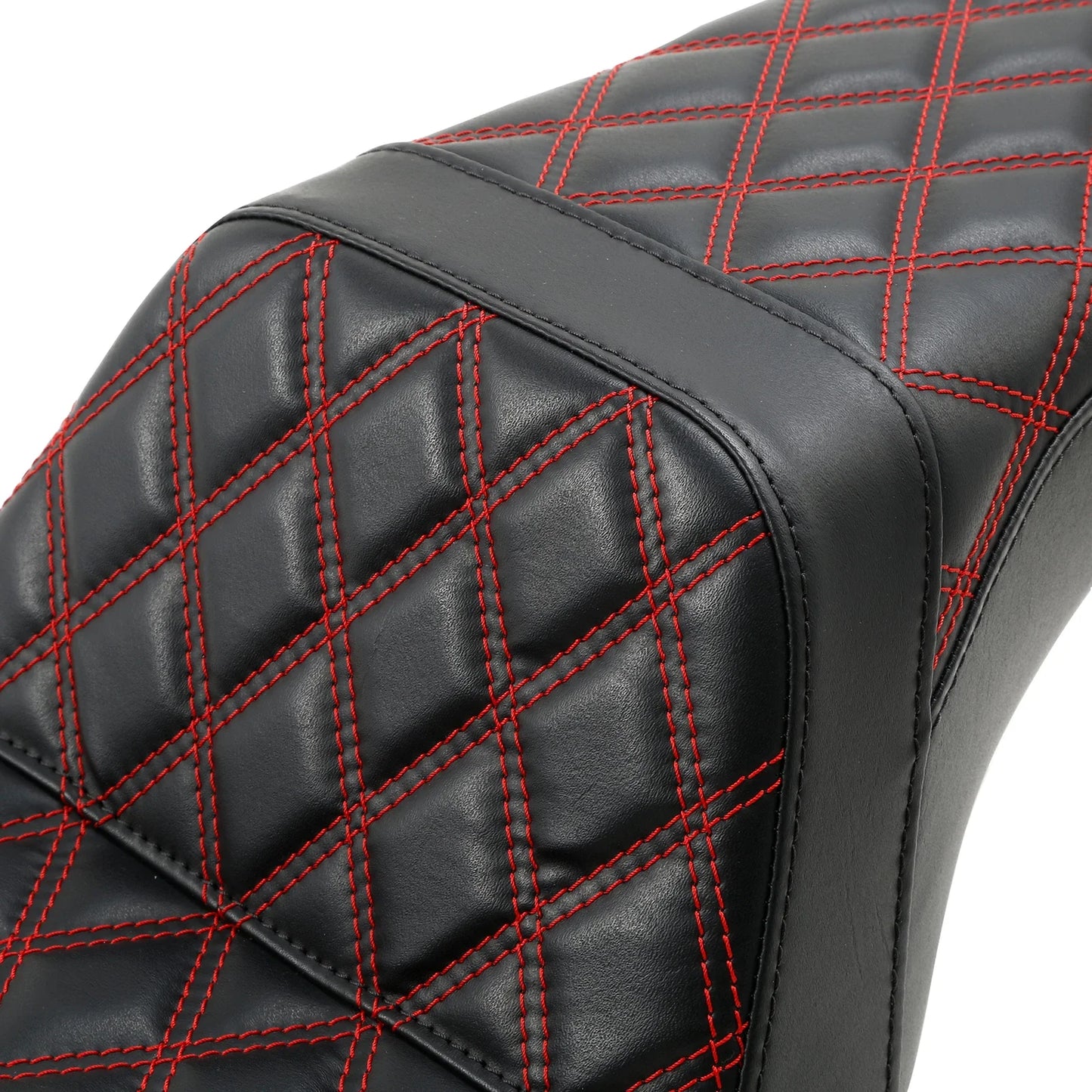 Breathable Driver Passenger Seat for Harley Dyna Low Rider Fat Bob (2006-2017)