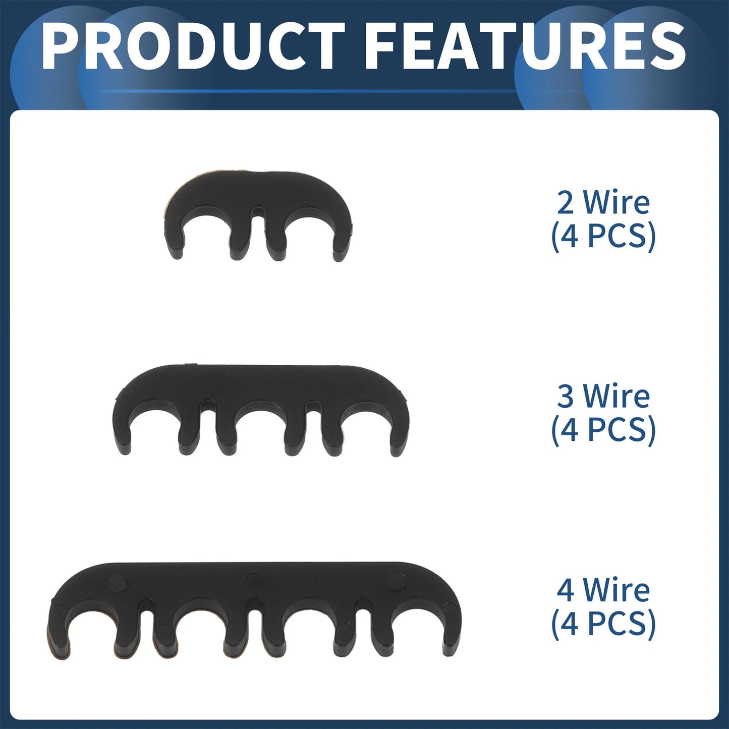 12pcs Spark Plug Wire Dividers for Ford Chevy (No Year Specified)
