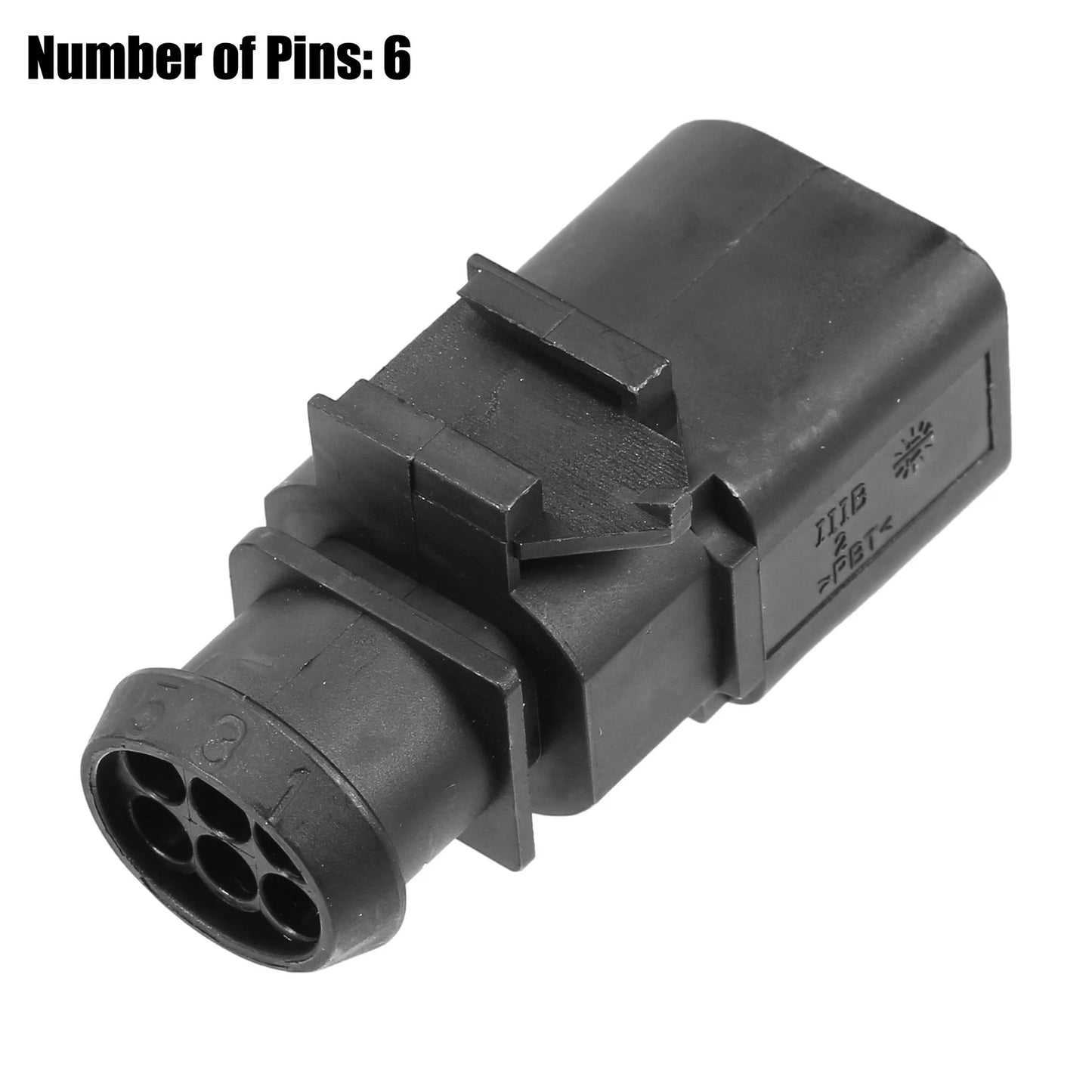 Set of 2 6-Pin Connectors for VW Golf Jetta (No. 1J0973713, 3B0973813)