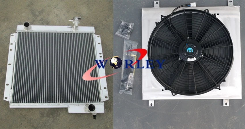 Aluminum Radiator Fan Shroud for Toyota Land Cruiser FJ40 FJ45 (1969–1984)