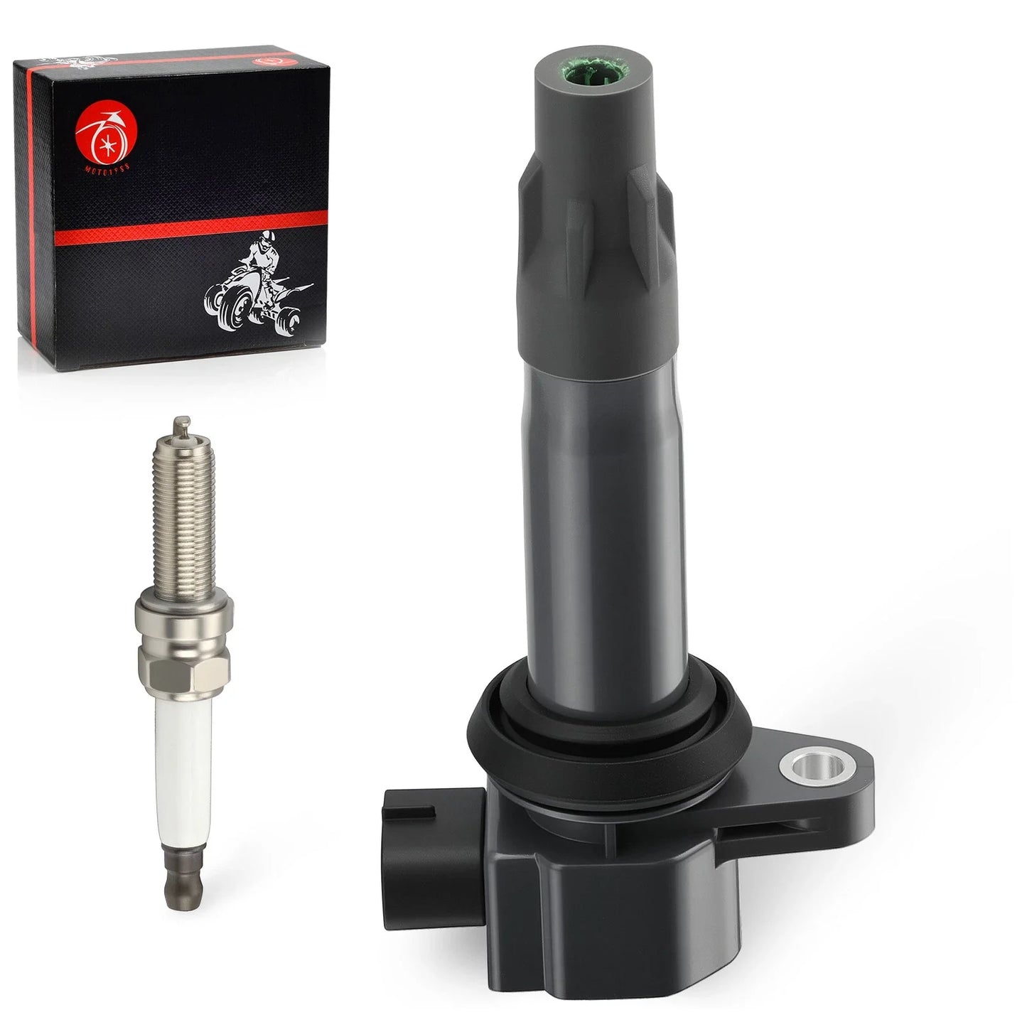 2 x Ignition Coil & Iridium Spark Plug for Can-Am Maverick X3 (2017–2023)