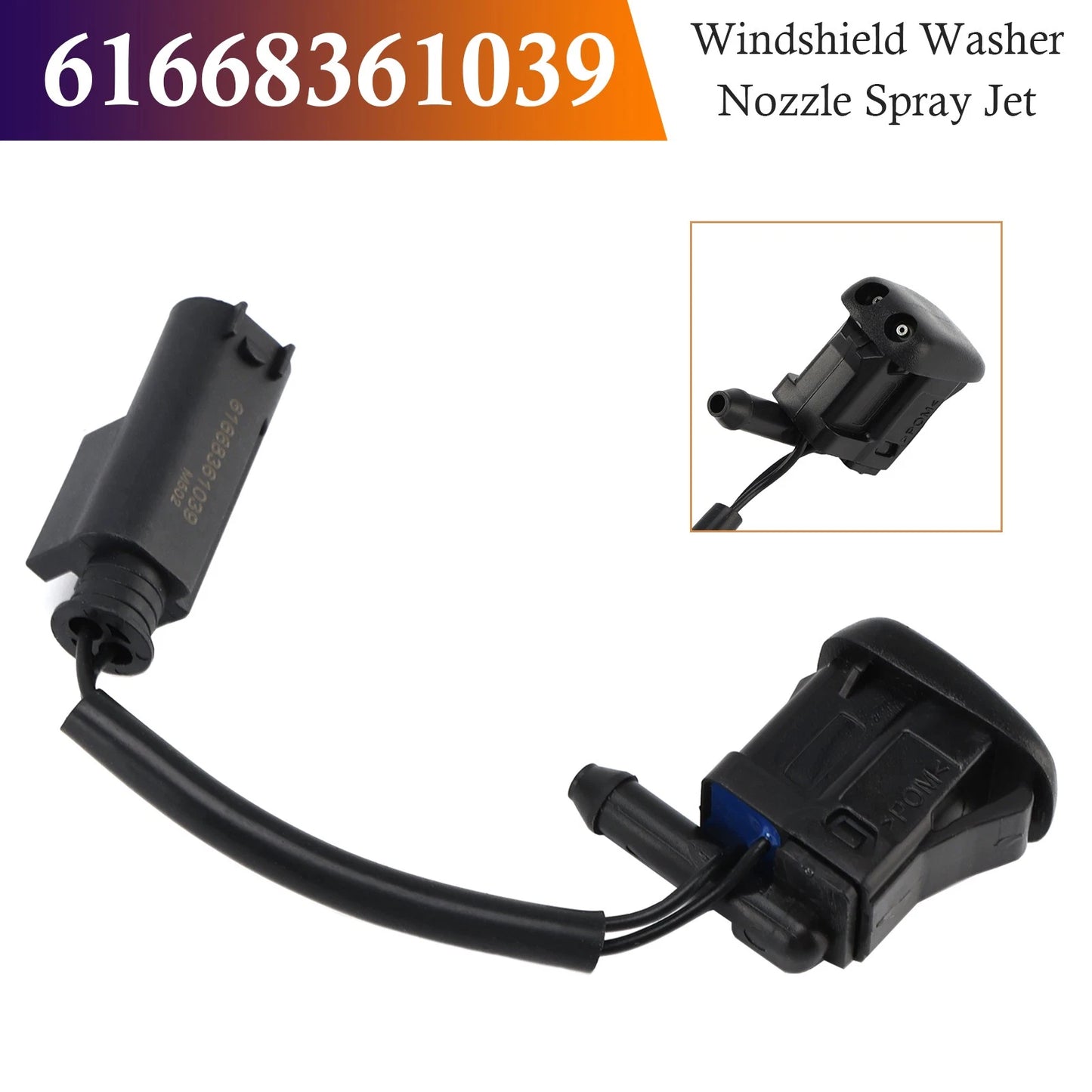 Windshield Washer Nozzle Spray Jet 61668361039 for BMW 5 E39 (1996–2003)