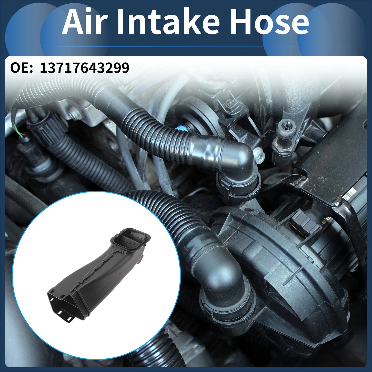 Engine Air Intake Hose for BMW G30 G32 (2017–2023) No. 13717643299