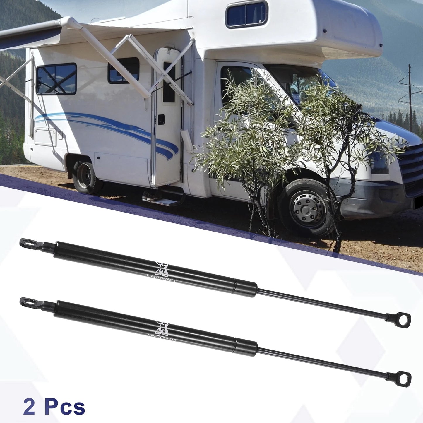 2X 15 Inch Gas Spring Lift Supports Struts for RV Car