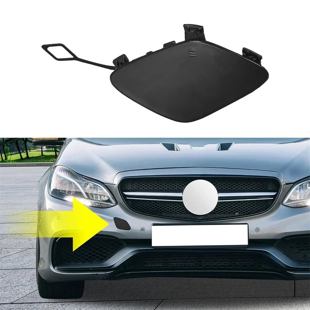 Front Bumper Tow Hook Eye Cover for Benz E-Class W212 (2010-2016)