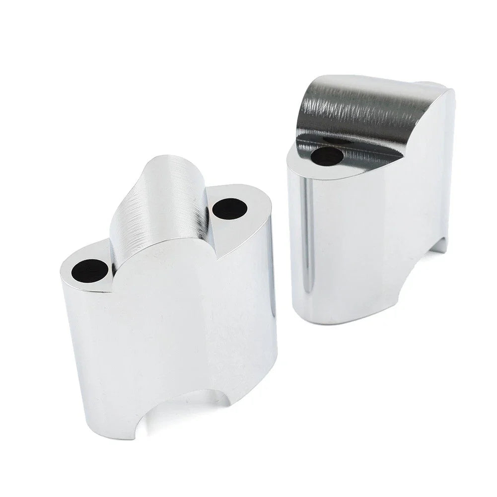 2" Handlebar Risers Mount Extension Chrome for Harley Sportster 48 XL1200X (2010-2023)