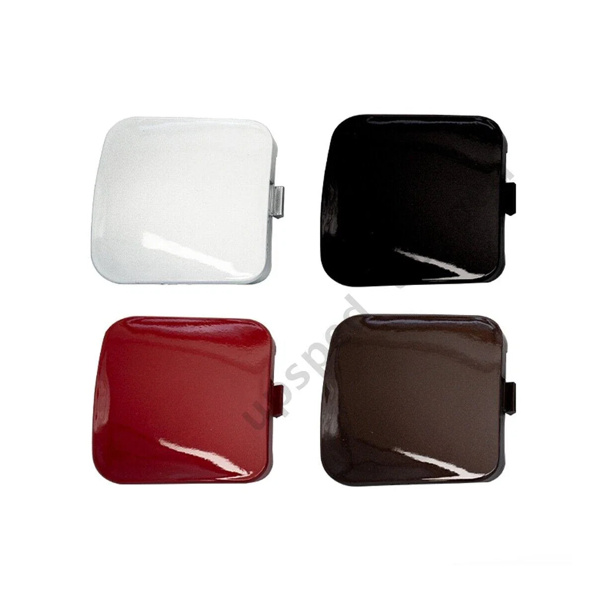 Pair Front Bumper Tow Hook Hole Eye Cover Cap for Toyota RAV4 (2009–2012)