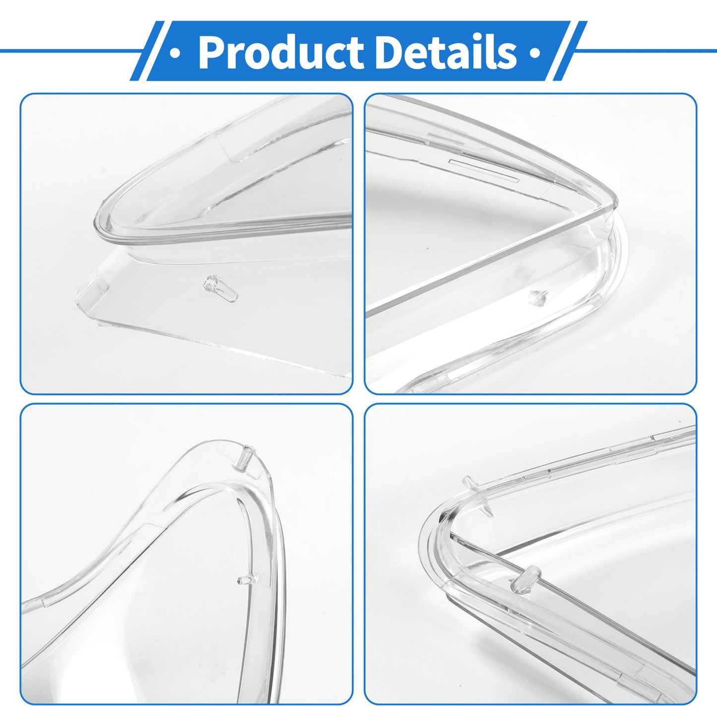 1 Pc Headlight Lens Cover for BMW 7 Series E65 (2002–2008) No. 63127162118
