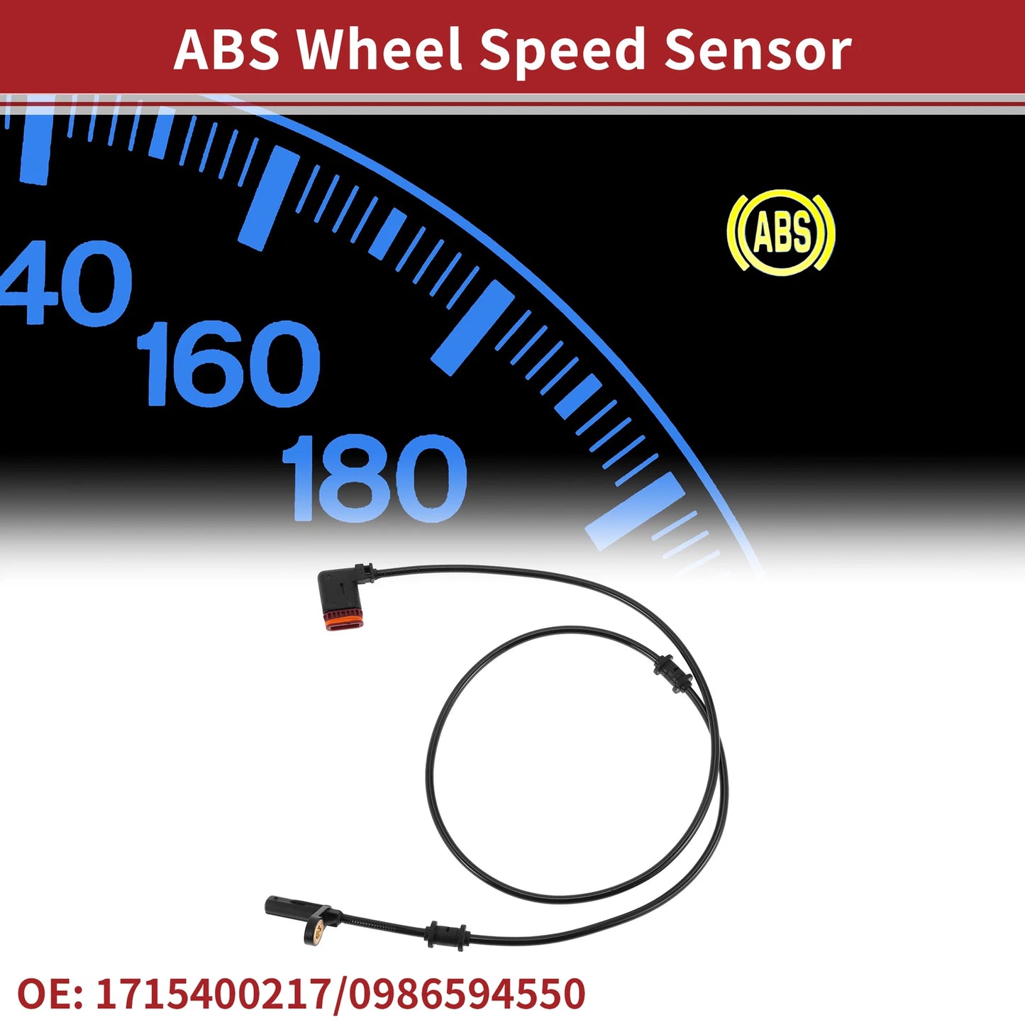ABS Wheel Speed Sensor No. 1715400217 for Mercedes-Benz SLK55 (2005–2009)