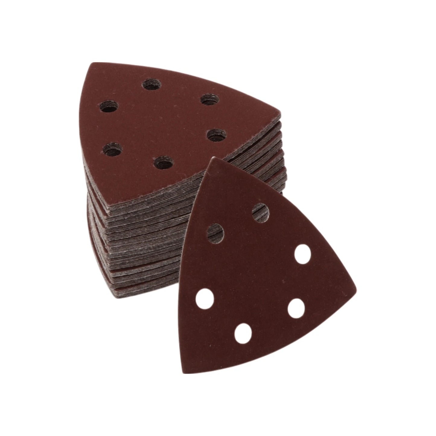 Set of 80 Mouse Sander Sandpaper 90x90mm 600 Grit Hook and Loop Pads